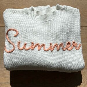 “Summer” sweater